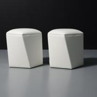Pair of Tristan Auer VRILLE Ottomans , Stools - Sold for $1,792 on 11-16-2025 (Lot 592).jpg